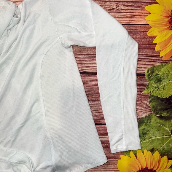 EUC Athleta Hooded Sweater White S - Picture 2 of 5